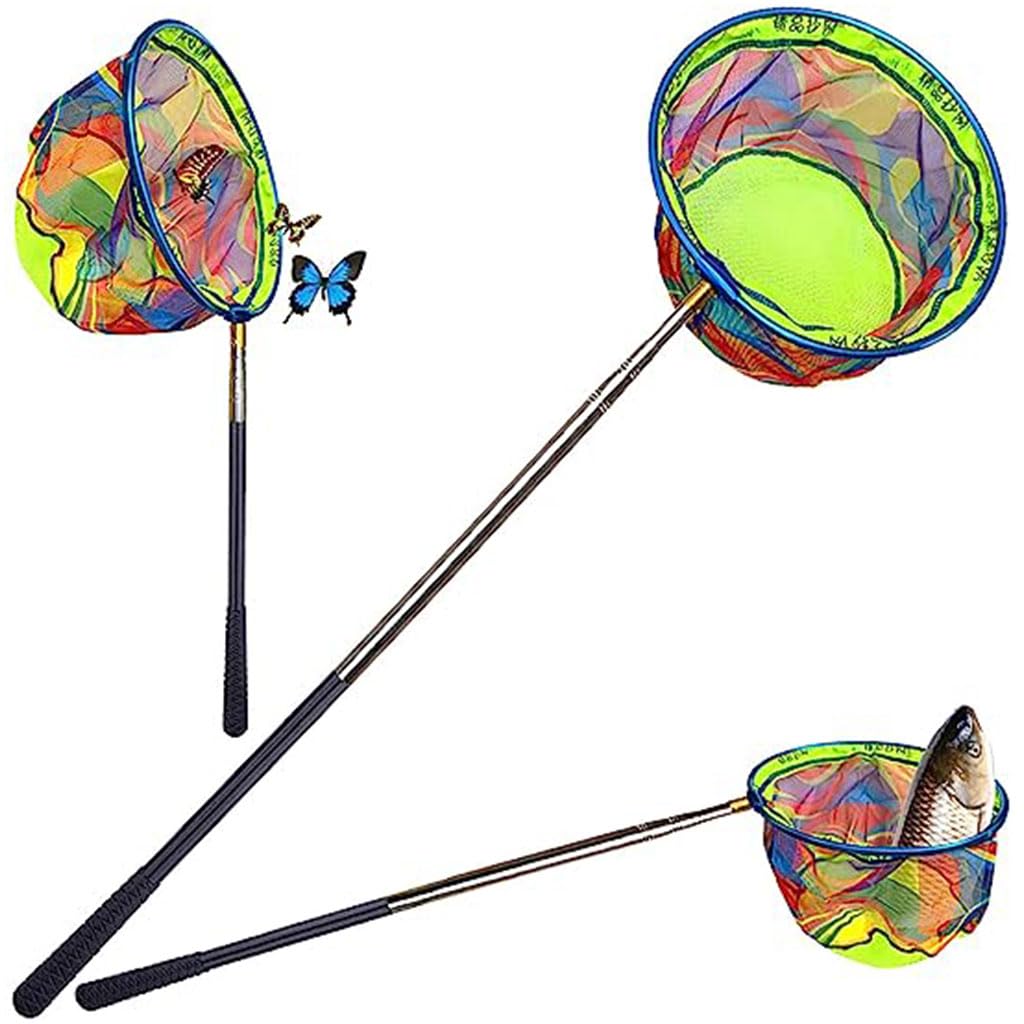 Proberos Fishing Net with Telescoping Pole Handle, Fishing Net Freshwater, Extend to 26-68 Inches, Fishing Accessories Butterfly Catching Releasing Nets for Kids Men Women Outdoor Garden Exploration Proberos Fishing Net with Telescoping Pole Handle, Fishing Net Freshwater, Extend to 26-68 Inches, Fishing Accessories Butterfly Catching Releasing Nets for Kids Men Women Outdoor Garden Exploration